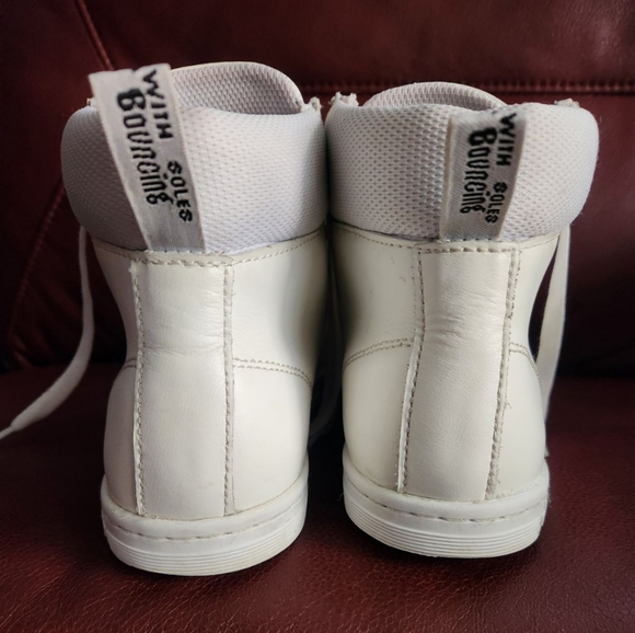 Dr. Martens White Lace Up Boots - Picture 9 of 9